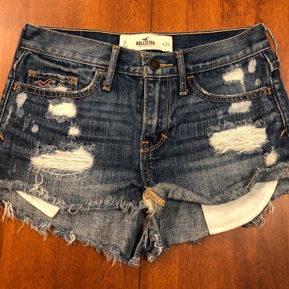 Hollister mid rise cutoff shorts size 0/24